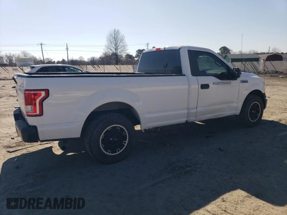 2016 Ford F-150 XL with VIN 1FTMF1C89GKD08483, listed as a Copart auction lot 46861185 with 142,105 mi miles and Clean Title. Bid and sale history available at carsss.com. Image 3.