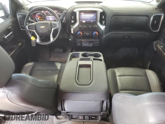 2021 Chevrolet Silverado 1500 LT with VIN 3GCUYDET2MG232430, listed as a Copart auction lot 74535514 with 94,567 mi miles and Salvage Title. Bid and sale history available at carsss.com. Image 8.