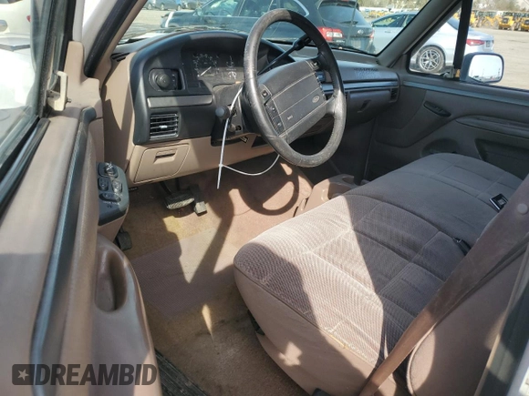 1995 Ford F-150 with VIN 1FTDF15Y8SNB13429, listed as a Copart auction lot 51504655 with 275,205 mi miles and Salvage Title. Bid and sale history available at carsss.com. Image 8.