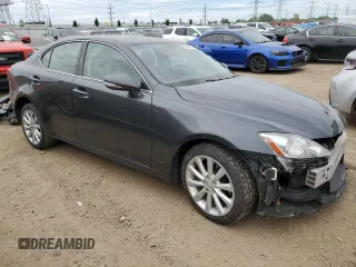 2009 Lexus IS 250 with VIN JTHCK262395032032, listed as a Copart auction lot 58384945 with 100,775 mi miles and Salvage title. Bid and sale history available at DreamBid. Image 4.
