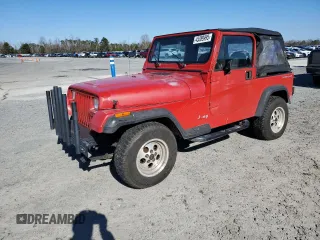 1993 Jeep Wrangler "S" with VIN 1J4FY19P3PP244004, listed as a Copart auction lot 45389995 with 175,282 mi miles and Clean Title. Bid and sale history available at carsss.com. Image 1.