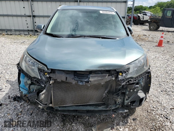 2012 Honda CR-V EX-L with VIN 2HKRM4H73CH634527, listed as a Copart auction lot 60984435 with 151,505 mi miles and Salvage title. Bid and sale history available at DreamBid. Image 5.