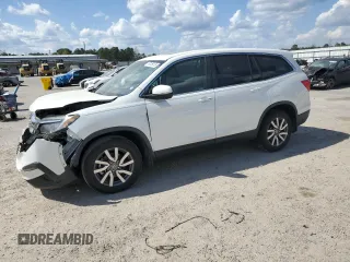 2021 Honda Pilot EX-L z VIN 5FNYF5H51MB020683, wystawiony jako Copart lot #49315015 z przebiegiem 59 486 mil mil oraz Czysty tytuł • Clean title. Historia ofert i sprzedaży dostępna na DreamBid. Obrazek 1.