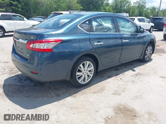 2014 Nissan Sentra SV with VIN 3N1AB7AP4EY324071, listed as a IAAI auction lot 42592981 with 45,921 mi miles and . Bid and sale history available at DreamBid. Image 4.