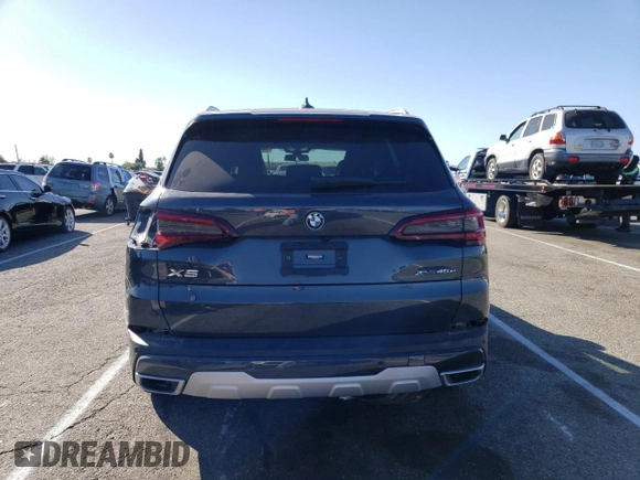 2022 BMW X5 xDrive45e with VIN 5UXTA6C08N9L26722, listed as a Copart auction lot 39546743 with 9,304 mi miles. Bid and sale history available at carsss.com. Image 6.