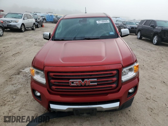 2016 GMC Canyon 2WD SLT with VIN 1GTG5DE39G1191139, listed as a Copart auction lot 47190445 with 95,307 mi miles and Salvage Title. Bid and sale history available at carsss.com. Image 5.