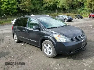 2007 Nissan Quest S with VIN 5N1BV28U37N120848, listed as a Copart auction lot 73304414 with 91,414 mi miles and Salvage Title. Bid and sale history available at carsss.com. Image 12.