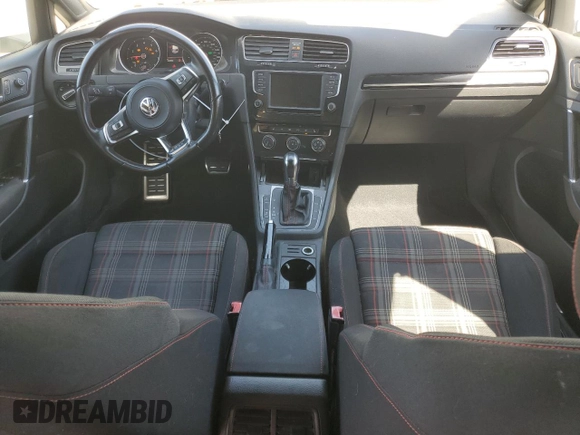 2017 Volkswagen Golf GTI S with VIN 3VW4T7AU4HM017537, listed as a Copart auction lot 49451945 with 124,356 mi miles and Salvage Title. Bid and sale history available at carsss.com. Image 8.