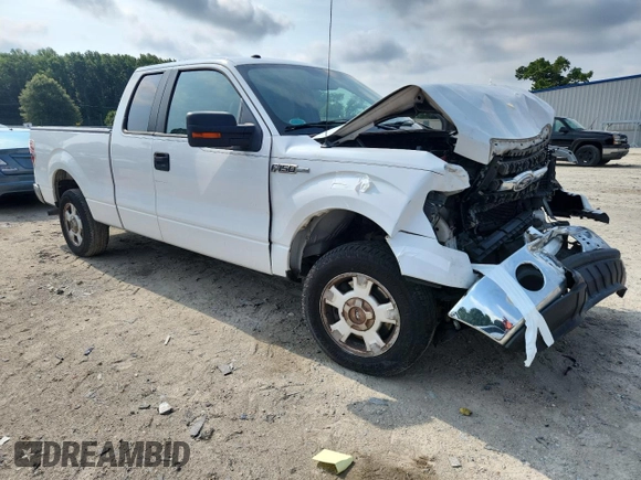 2010 Ford F-150 XL with VIN 1FTEX1C87AFA01850, listed as a Copart auction lot 63544455 with 107,615 mi miles and Salvage title. Bid and sale history available at DreamBid. Image 4.