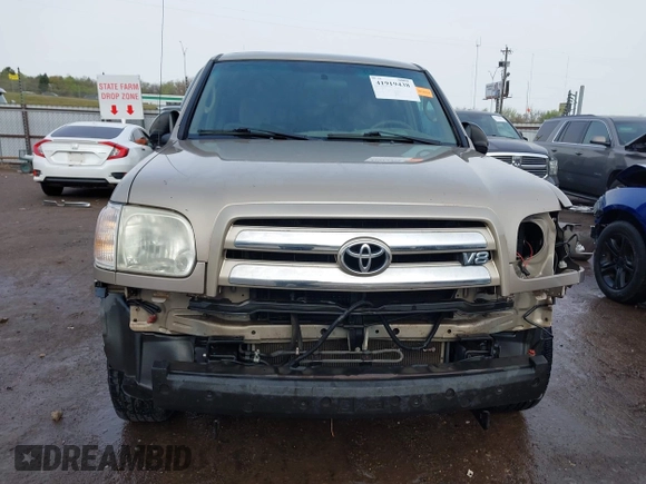 2006 Toyota Tundra SR5 with VIN 5TBET34106S512373, listed as a IAAI auction lot 41919438 with 112,699 mi miles and . Bid and sale history available at DreamBid. Image 13.