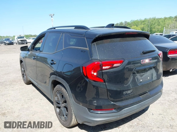 2020 GMC Terrain SLT with VIN 3GKALPEV4LL171645, listed as a IAAI auction lot 42029684 with 90,819 mi miles. Bid and sale history available at carsss.com. Image 3.