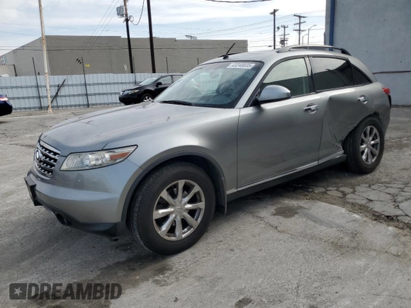 2007 Infiniti FX with VIN JNRAS08U87X102217, listed as a Copart auction lot 43240835 with 146,390 mi miles and Salvage Title. Bid and sale history available at carsss.com. Image 1.