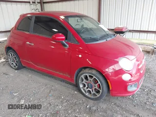 2012 FIAT 500 Sport with VIN 3C3CFFBR9CT190421, listed as a IAAI auction lot 42688098 with 303,276 mi miles and . Bid and sale history available at DreamBid. Image 1.