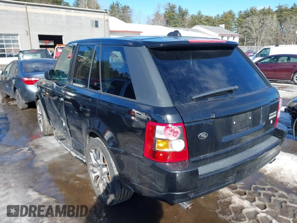 2008 Land Rover Range Rover Sport SC with VIN SALSH23468A132500, listed as a IAAI auction lot 41647907 with 137,073 mi miles. Bid and sale history available at carsss.com. Image 14.
