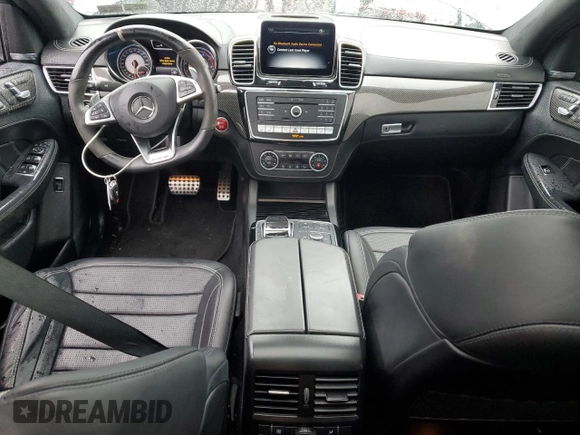 2018 Mercedes-Benz GLE 63 S AMG with VIN 4JGED7FB2JA116058, listed as a Copart auction lot 58478445 with 67,749 mi miles and Salvage title. Bid and sale history available at DreamBid. Image 8.