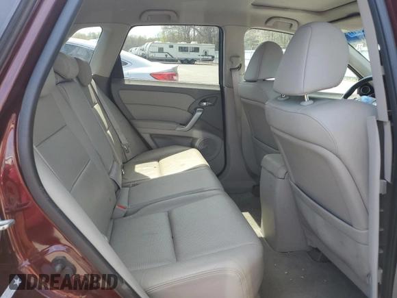 2010 Acura RDX Technology with VIN 5J8TB1H51AA005069, listed as a Copart auction lot 53668225 with 56,381 mi miles and Salvage title. Bid and sale history available at DreamBid. Image 11.