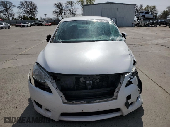 2013 Nissan Sentra SV with VIN 3N1AB7AP1DL666590, listed as a Copart auction lot 48537335 with 171,615 mi miles and Salvage Title. Bid and sale history available at DreamBid. Image 5.