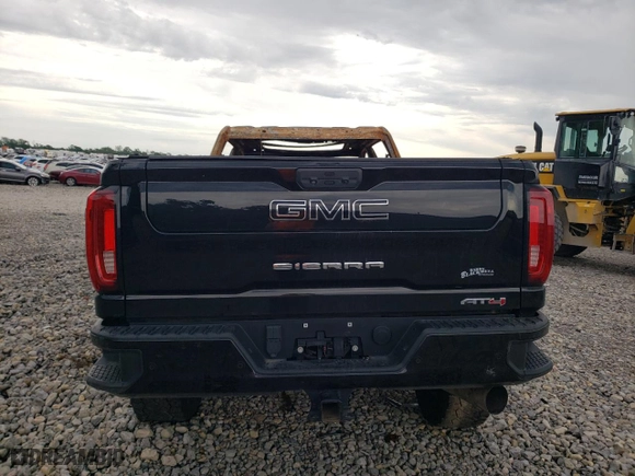 2021 GMC Sierra 2500HD AT4 with VIN 1GT49PEY3MF130131, listed as a Copart auction lot 60839854 with 0 mi miles and Non Repairable. Bid and sale history available at carsss.com. Image 6.