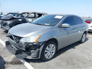 2014 Nissan Sentra SV with VIN 3N1AB7AP1EY299663, listed as a IAAI auction lot 42572398 with 97,138 mi miles and . Bid and sale history available at DreamBid. Image 2.