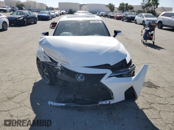 2023 Lexus IS 350 F Sport with VIN JTHGZ1B26P5058960, listed as a Copart auction lot 60683435 with 29,814 mi miles and Salvage title. Bid and sale history available at DreamBid. Image 5.
