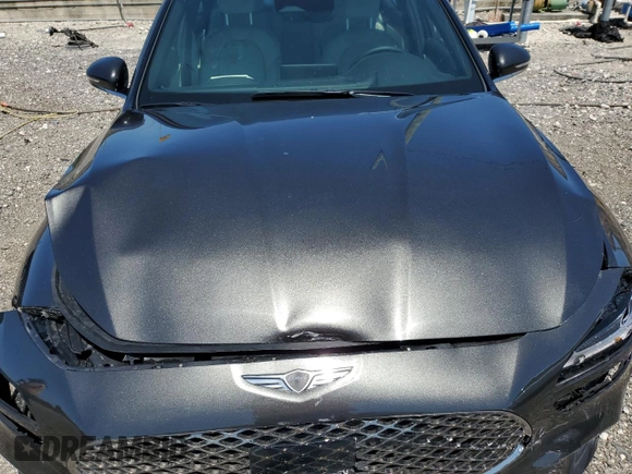 2025 Genesis G70 2.5T with VIN KMTG34SC8SU155736, listed as a Copart auction lot 54700385 with 4,991 mi miles and Clean Title. Bid and sale history available at DreamBid. Image 11.