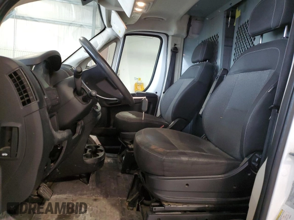 2017 Ram ProMaster Cargo with VIN 3C6TRVDG9HE550721, listed as a Copart auction lot 53695575 with 100,559 mi miles and Salvage Title. Bid and sale history available at carsss.com. Image 7.