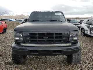 1995 Ford F-250 with VIN 2FTHF26F8SCA70723, listed as a Copart auction lot 86729074 with 206,050 mi miles and Salvage Title. Bid and sale history available at carsss.com. Image 5.