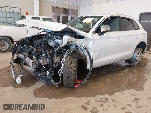 2022 Audi SQ5 Premium Plus with VIN WA1B4AFY5N2043366, listed as a IAAI auction lot 41528425 with 1 mi miles. Bid and sale history available at carsss.com. Image 19.