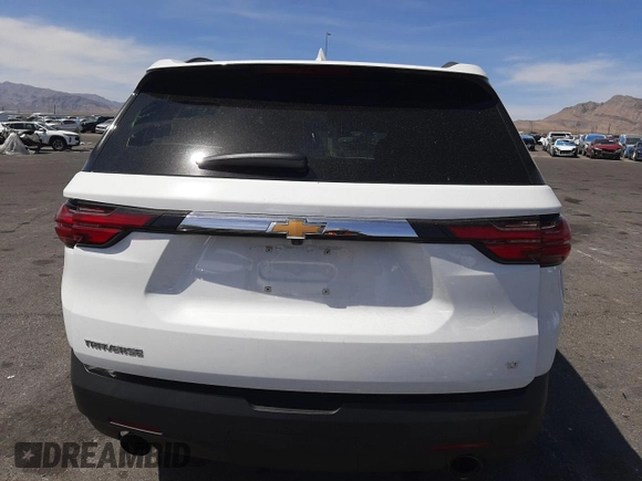 2023 Chevrolet Traverse LT Cloth with VIN 1GNERGKW6PJ303351, listed as a Copart auction lot 54703985 with 28,887 mi miles and Salvage title. Bid and sale history available at DreamBid. Image 6.
