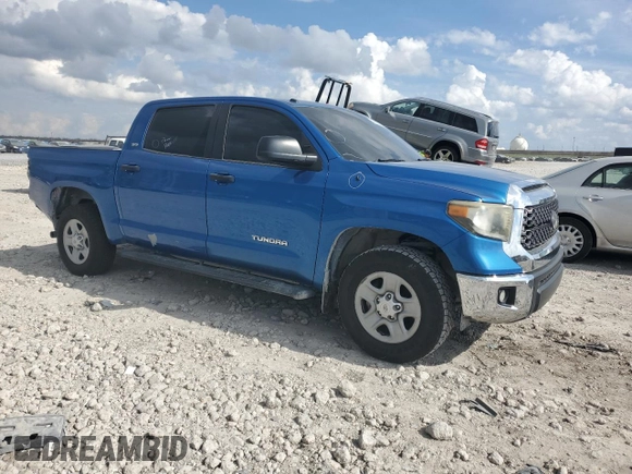 2018 Toyota Tundra 2WD SR5 with VIN 5TFEM5F13JX130449, listed as a Copart auction lot 44981965 with 114,881 mi miles and Salvage Title. Bid and sale history available at carsss.com. Image 4.
