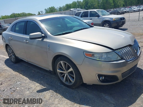 2009 Lincoln MKS with VIN 1LNHM94R39G624203, listed as a IAAI auction lot 42036763 with 177,902 mi miles. Bid and sale history available at carsss.com. Image 1.