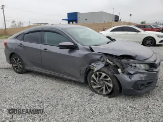 2018 Honda Civic EX with VIN 2HGFC2F77JH519708, listed as a Copart auction lot 50783365 with 88,034 mi miles and Salvage Title. Bid and sale history available at DreamBid. Image 4.