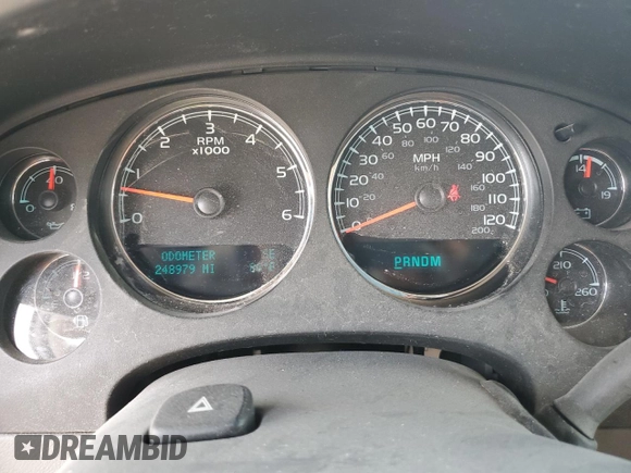 2011 Chevrolet Suburban LT with VIN 1GNSKJE35BR394032, listed as a Copart auction lot 59235184 with 248,979 mi miles and Salvage Title. Bid and sale history available at carsss.com. Image 9.
