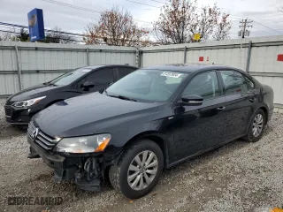 2014 Volkswagen Passat Wolfsburg Ed with VIN 1VWAT7A37EC062768, listed as a Copart auction lot 81237924 with 109,805 mi miles and Salvage Title. Bid and sale history available at carsss.com. Image 1.