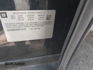 2013 Cadillac XTS Luxury с VIN 2G61R5S3XD9131160, выставлен на аукционе IAAI как лот 42336814 с пробегом 123 330 миль миль и . История ставок и продаж доступна на DreamBid. Изображение 9.