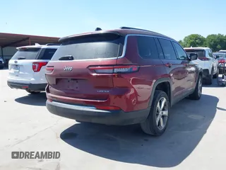 2021 Jeep Grand Cherokee Limited with VIN 1C4RJJBG1M8207699, listed as a IAAI auction lot 42013837 with 105,589 mi miles and . Bid and sale history available at DreamBid. Image 4.
