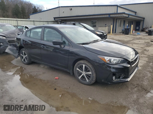 2019 Subaru Impreza Premium with VIN 4S3GKAD69K3605360, listed as a Copart auction lot 86604804 with 123,075 mi miles and Salvage title. Bid and sale history available at DreamBid. Image 4.