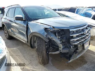 2025 Ford Explorer Active z VIN 1FMUK8DH7SGA39605, wystawiony jako Copart lot #51682145 z przebiegiem 305 mil mil oraz Szkoda całkowita • Salvage title. Historia ofert i sprzedaży dostępna na DreamBid. Obrazek 4.