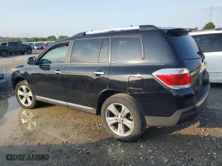 2012 Toyota Highlander Limited with VIN 5TDDK3EH3CS134403, listed as a Copart auction lot 63091384 with 134,474 mi miles and Salvage Title. Bid and sale history available at carsss.com. Image 2.