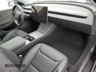 2024 Tesla Model 3 with VIN 5YJ3E1EA9RF867532, listed as a Copart auction lot 47814555 with 2,445 mi miles and Salvage Title. Bid and sale history available at DreamBid. Image 8.