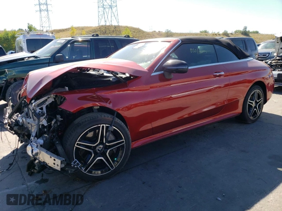 2020 Mercedes-Benz C 300 with VIN W1KWK8EBXLF988831, listed as a Copart auction lot 73418094 with 12,283 mi miles and Salvage Title. Bid and sale history available at DreamBid. Image 1.