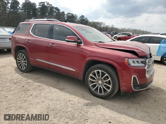 2020 GMC Acadia Denali with VIN 1GKKNXLS8LZ206638, listed as a Copart auction lot 48925845 with 44,652 mi miles and Salvage title. Bid and sale history available at DreamBid. Image 4.