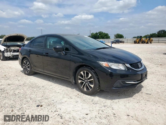 2015 Honda Civic EX z VIN 19XFB2F89FE083375, wystawiony jako Copart lot #59092125 z przebiegiem 95 764 mil mil oraz Szkoda całkowita • Salvage title. Historia ofert i sprzedaży dostępna na DreamBid. Obrazek 4.