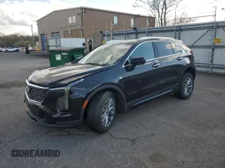 2024 Cadillac XT4 FWD Premium Luxury with VIN 1GYFZCR41RF205418, listed as a Copart auction lot 53528545 with 20,376 mi miles and Clean Title. Bid and sale history available at carsss.com. Image 1.