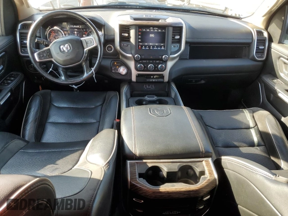2020 Ram 1500 Laramie with VIN 1C6SRFDT0LN253615, listed as a Copart auction lot 49910145 with 77,895 mi miles and Salvage Title. Bid and sale history available at carsss.com. Image 8.