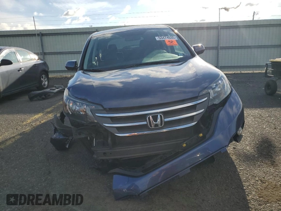 2014 Honda CR-V EX with VIN 5J6RM4H55EL093858, listed as a Copart auction lot 53474035 with 91,805 mi miles and Salvage Title. Bid and sale history available at carsss.com. Image 5.