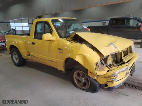1996 Ford Ranger XLT with VIN 1FTCR10X5TPB17610, listed as a Copart auction lot 42494995 with 309,472 mi miles and Salvage Title. Bid and sale history available at carsss.com. Image 4.
