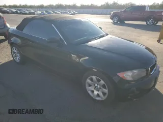 2008 BMW 1 Series 128i with VIN WBAUN13508VH80094, listed as a Copart auction lot 78333574 with 134,255 mi miles and Salvage Title. Bid and sale history available at DreamBid. Image 4.