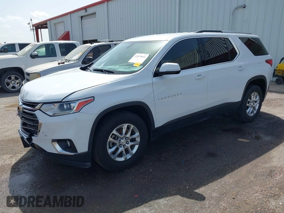 2018 Chevrolet Traverse LT Cloth with VIN 1GNERGKW4JJ144479, listed as a IAAI auction lot 41839641 with 136,404 mi miles. Bid and sale history available at carsss.com. Image 17.