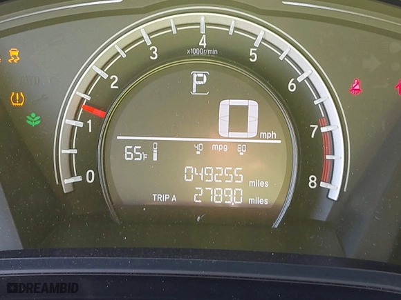 2017 Honda CR-V LX with VIN 2HKRW5H30HH403198, listed as a IAAI auction lot 41799160 with 49,255 mi miles. Bid and sale history available at carsss.com. Image 16.